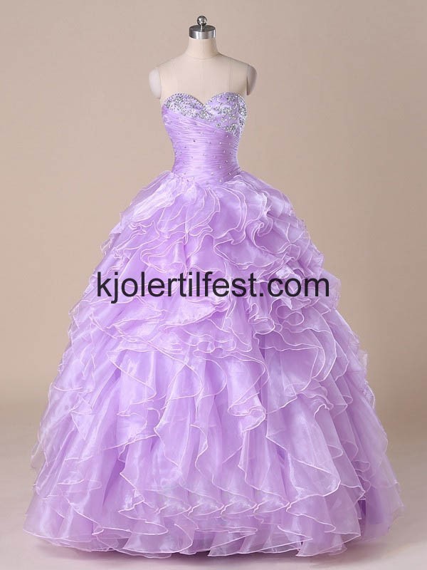 Syrin Kjreste Tyll Quinceanera Kjoler