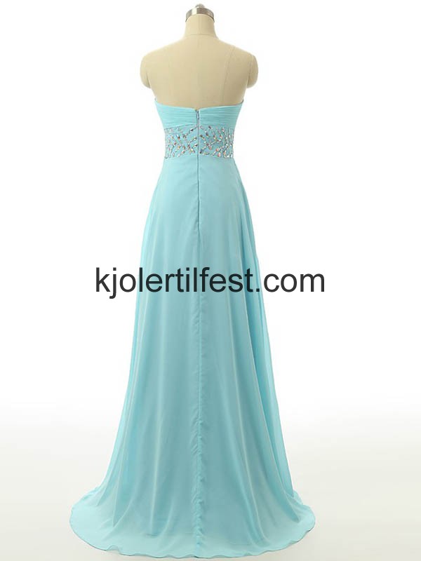 A-Linje Kjreste Bl Chiffon Ballkjoler