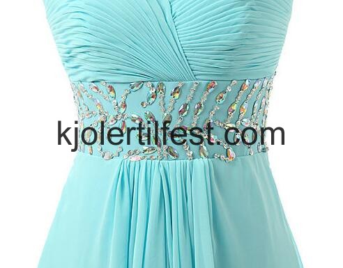 A-Linje Kjreste Bl Chiffon Ballkjoler