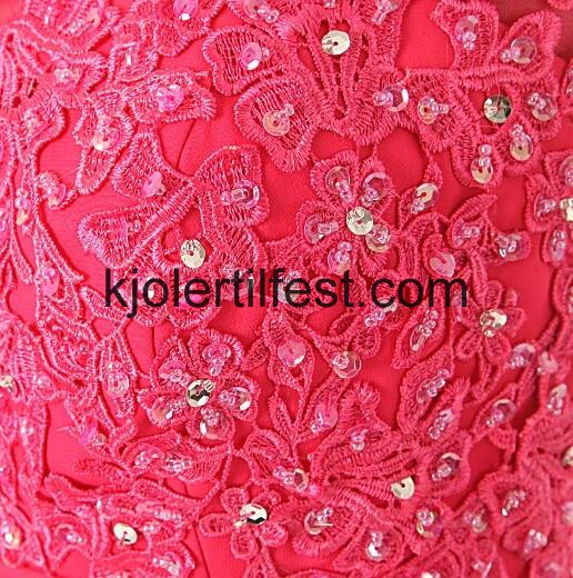 A-Linje Scoop Rd Chiffon Selskapskjoler