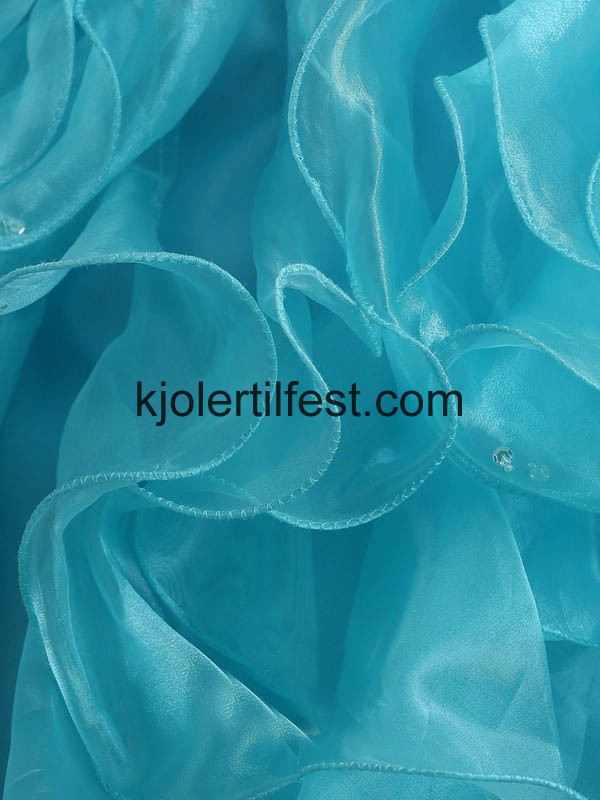 Bl Kjreste Organza Quinceanera Kjoler
