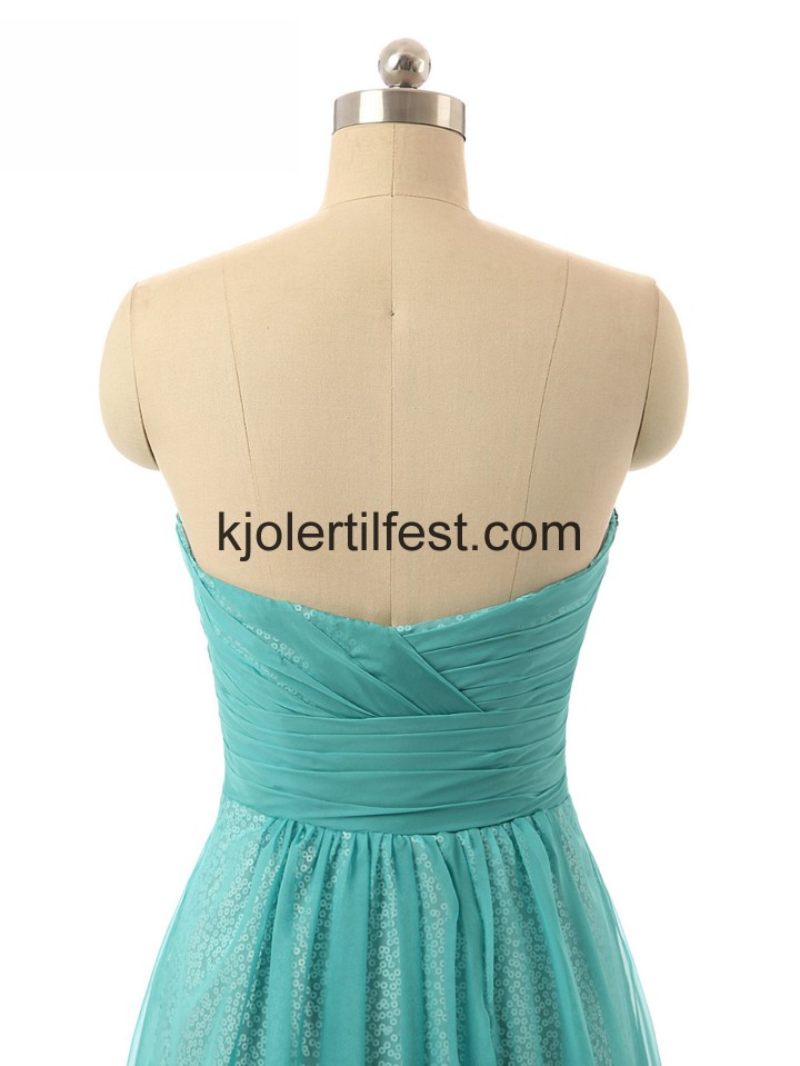 Bl Kjreste Lange Chiffon Ballkjoler