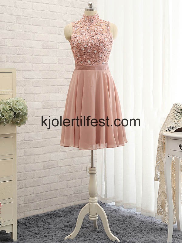 Rdme Rosa Blonder Kort Mini Ballkjoler