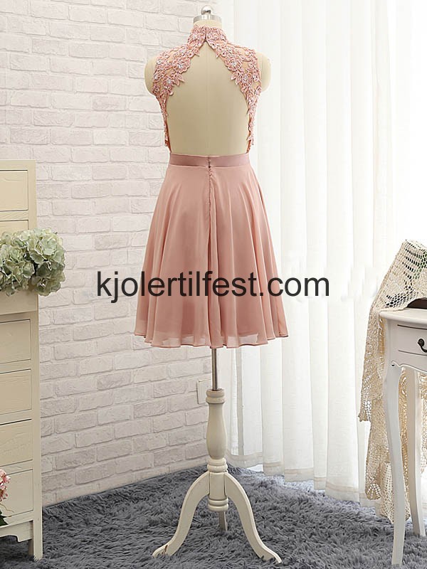 Rdme Rosa Blonder Kort Mini Ballkjoler