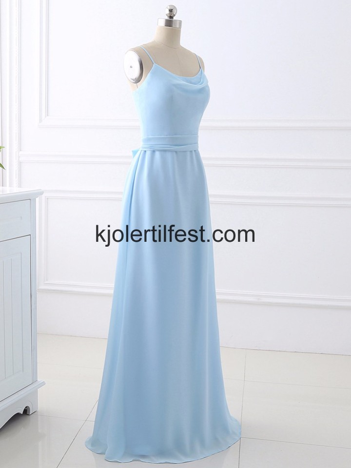Bl Stropper Lange Chiffon Brudepikekjoler