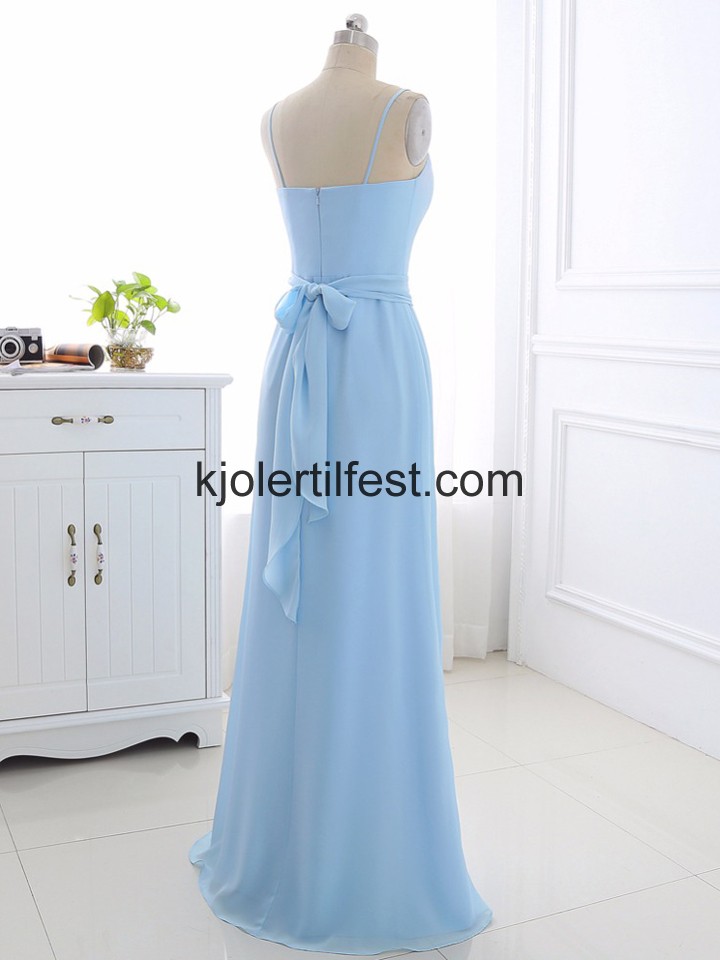Bl Stropper Lange Chiffon Brudepikekjoler
