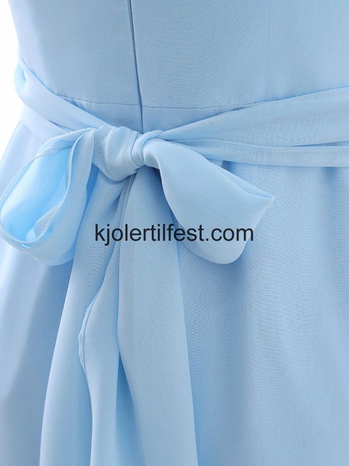 Bl Stropper Lange Chiffon Brudepikekjoler
