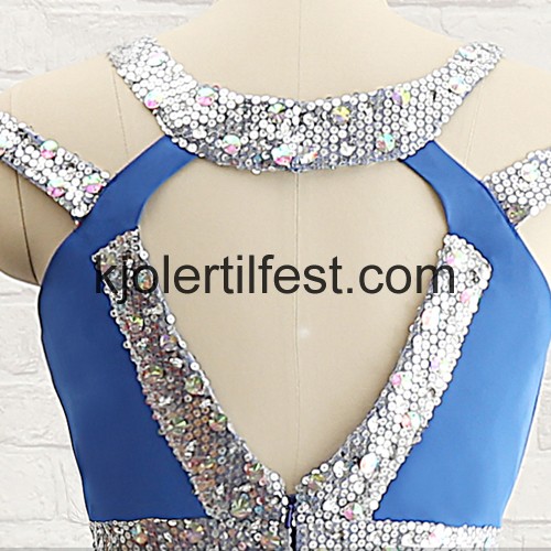 Kongebl Lange Chiffon Selskapskjoler