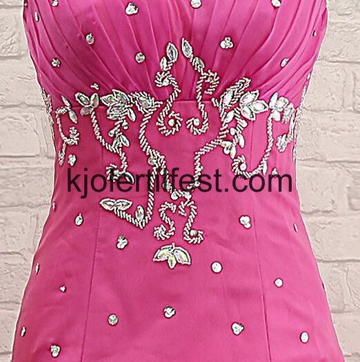 Fuksia Kjreste Skoleball Organza Quinceanera Kjoler