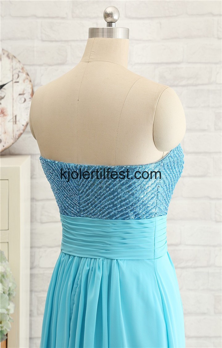 Kjreste A-Linje Bl Lange Chiffon Selskapskjoler