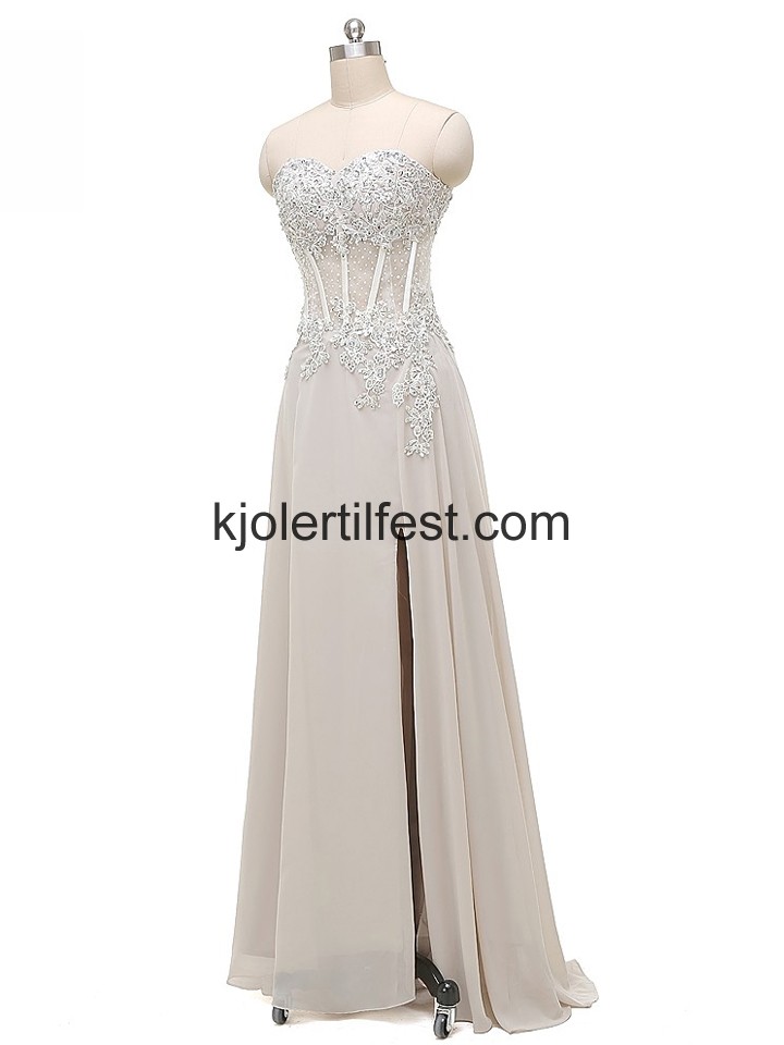 Kjreste Gulvlengde Chiffon Ballkjoler