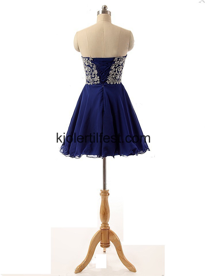 Kongebl Kjreste Chiffon Cocktailkjoler