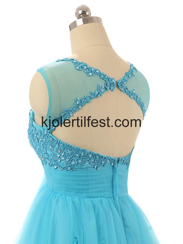 Kort Organza Bl Cocktailkjoler