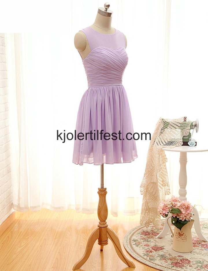 Kort Syrin Chiffon Ballkjoler