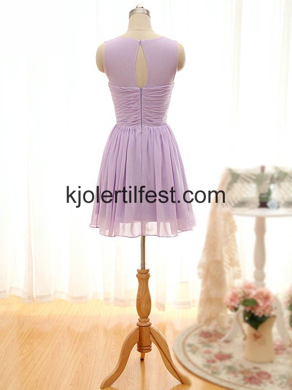 Kort Syrin Chiffon Ballkjoler
