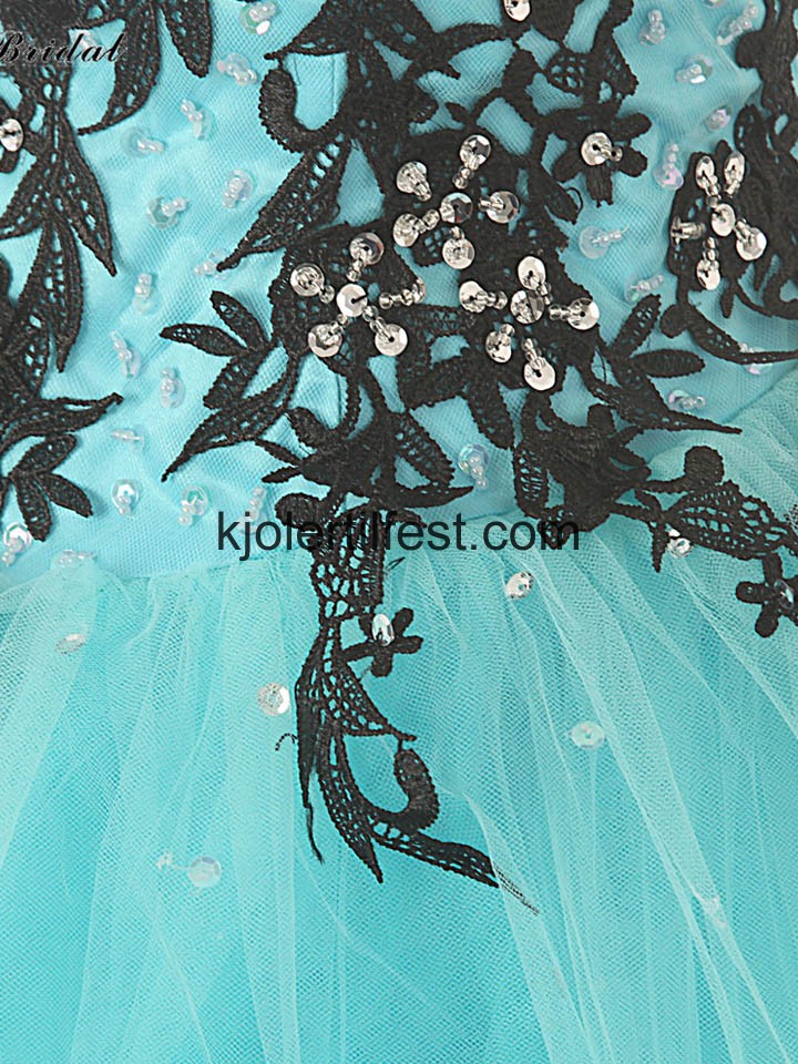 Lange Skoleball Bl Quinceanera Kjoler