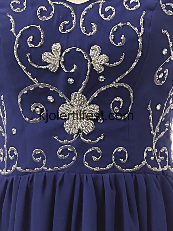Lange Kjreste Chiffon Selskapskjoler