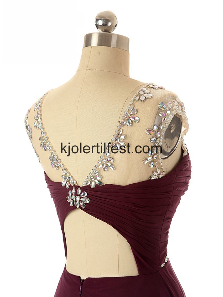 Lange Kjreste Drue Chiffon Ballkjoler