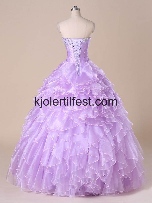 Syrin Kjreste Tyll Quinceanera Kjoler