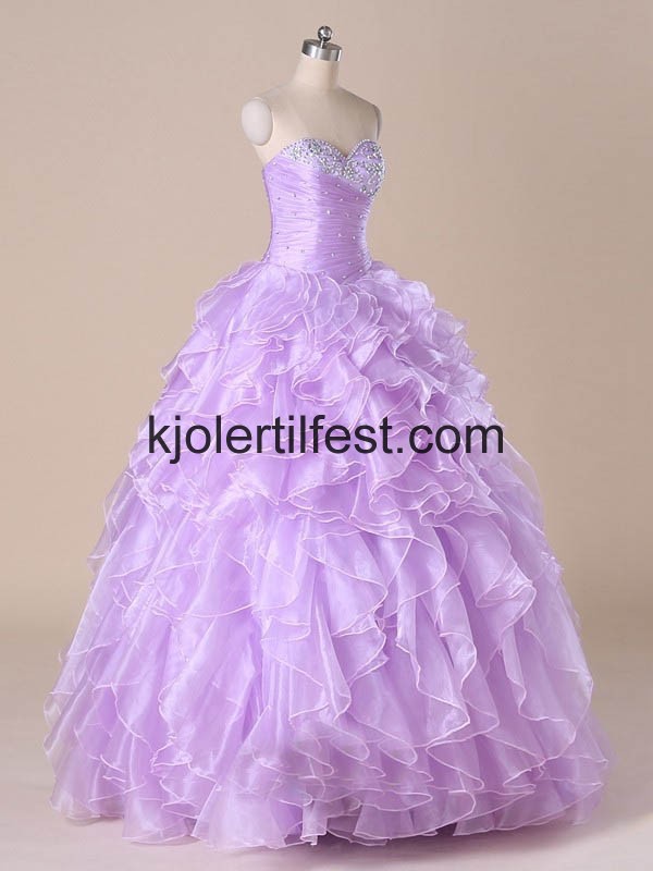 Syrin Kjreste Tyll Quinceanera Kjoler