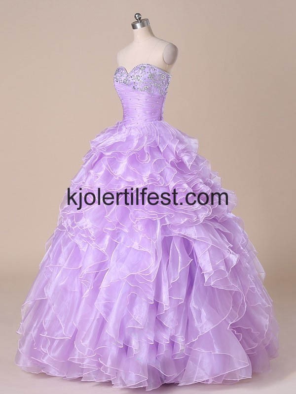 Syrin Kjreste Tyll Quinceanera Kjoler