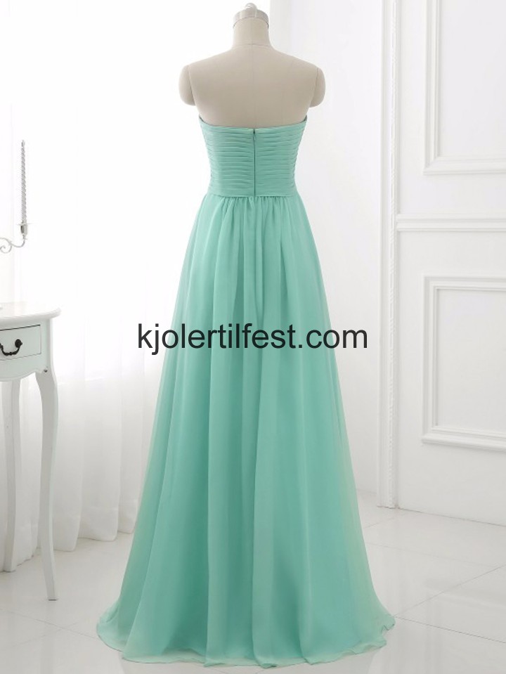 Mint Kjreste A-Linje Chiffon Selskapskjoler