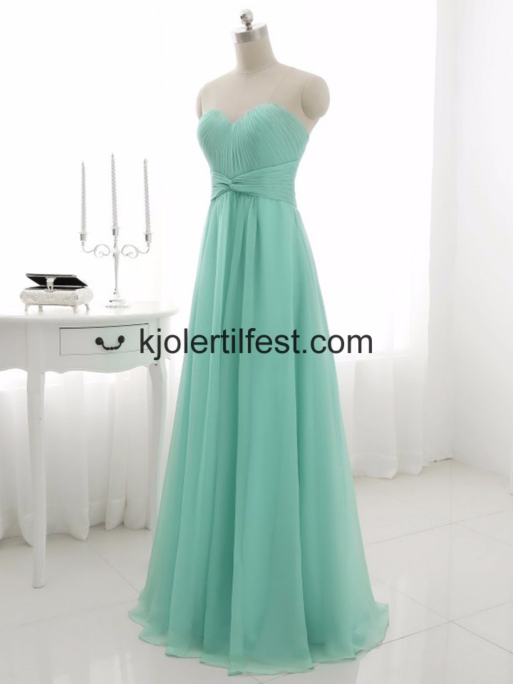 Mint Kjreste A-Linje Chiffon Selskapskjoler