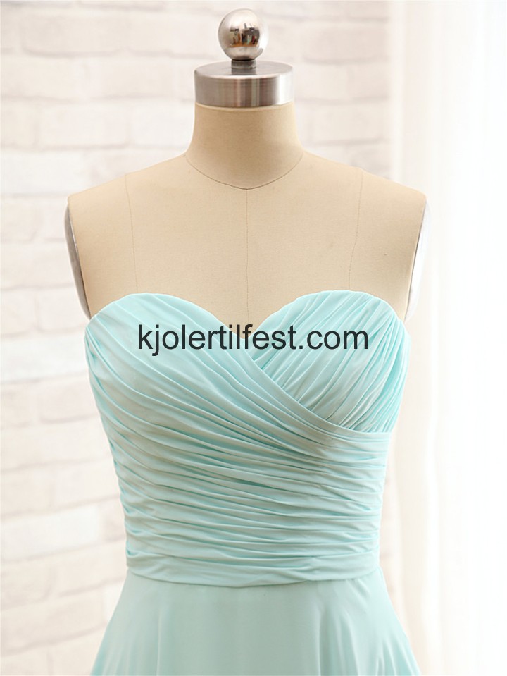 Mint Kjreste Chiffon Brudepikekjoler
