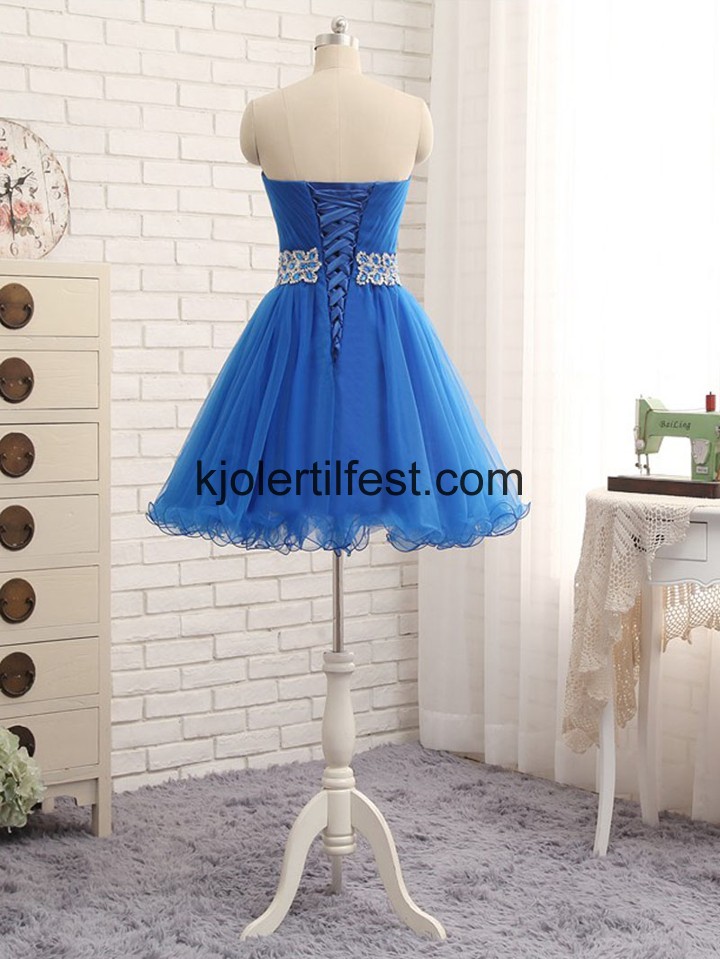 Kongebl Kjreste Kort Chiffon Ballkjoler