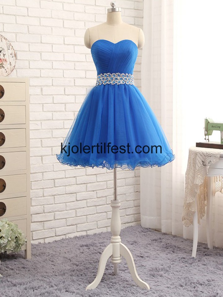 Kongebl Kjreste Kort Chiffon Cocktailkjoler