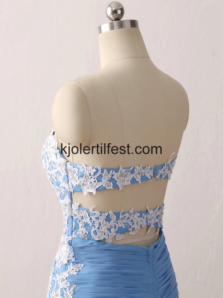 Kjreste Havfrue Lange Chiffon Selskapskjoler