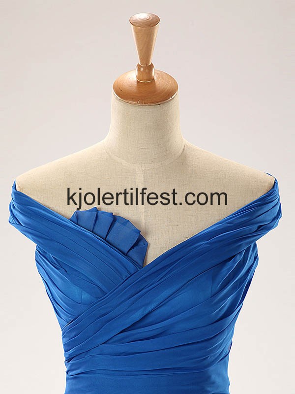 Kongebl A-Linje Lange Chiffon Ballkjoler