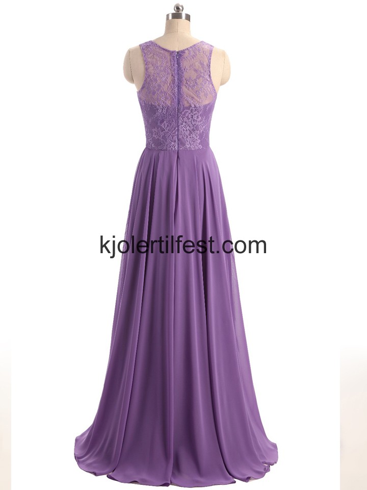 Lilla Lange A-Linje Chiffon Ballkjoler