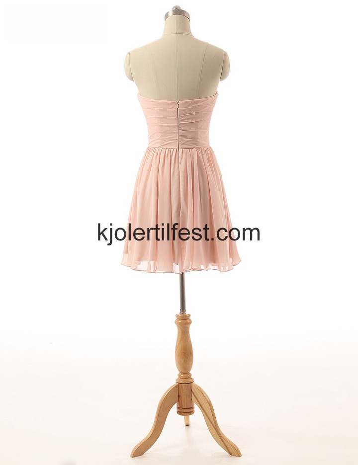 A-Linje Kne-lengde Chiffon Brudepikekjoler