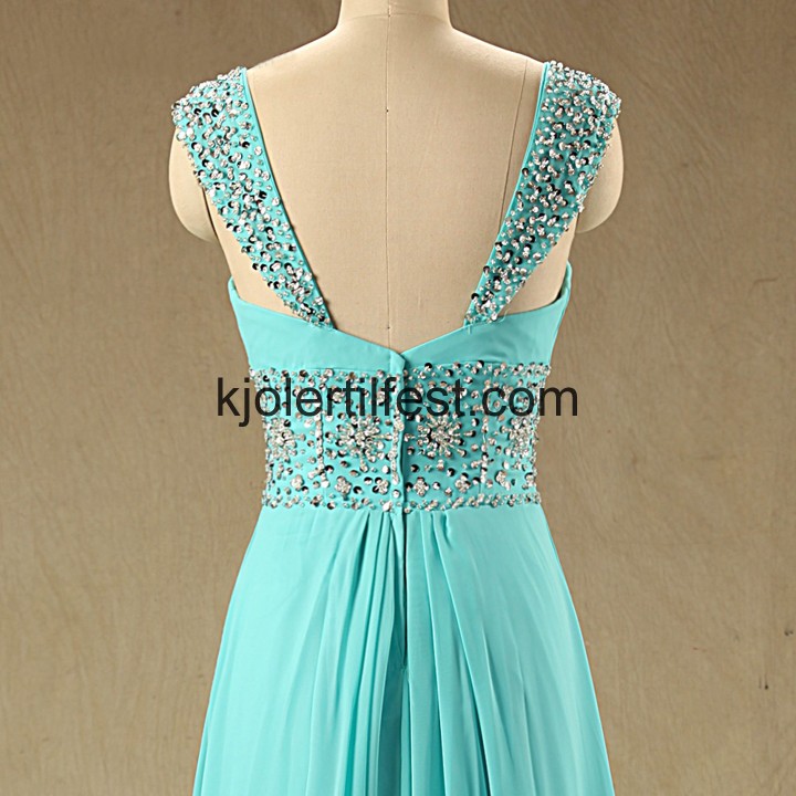 Stropper Lange Perler Chiffon Ballkjoler