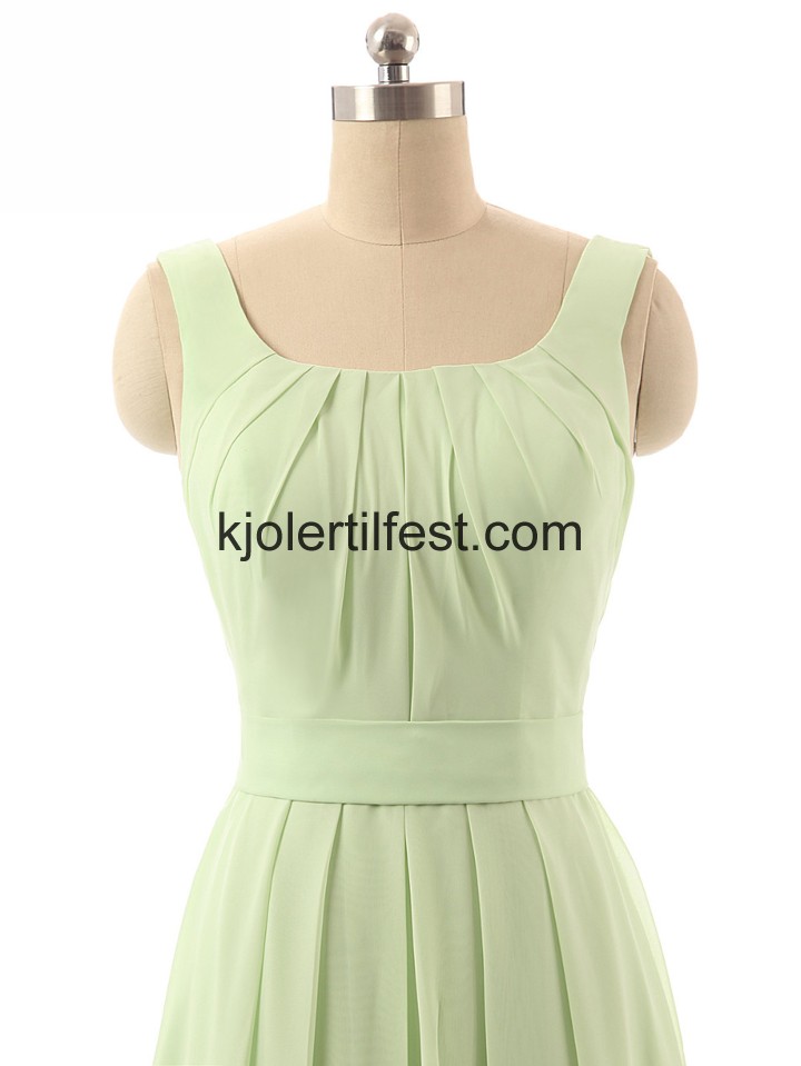 Stropper Salvie A-Linje Lange Chiffon Selskapskjoler