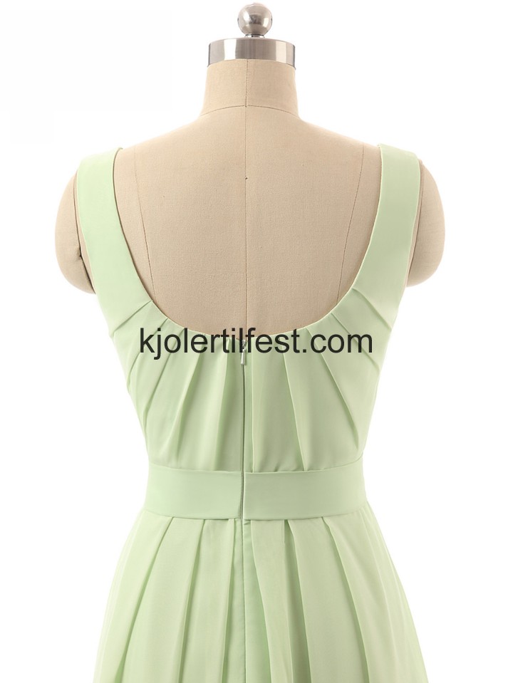 Stropper Salvie A-Linje Lange Chiffon Selskapskjoler