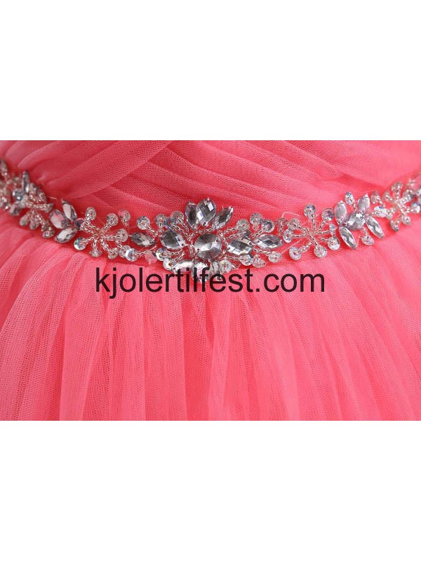 Vannmelon Kjreste Tyll Quinceanera Kjoler