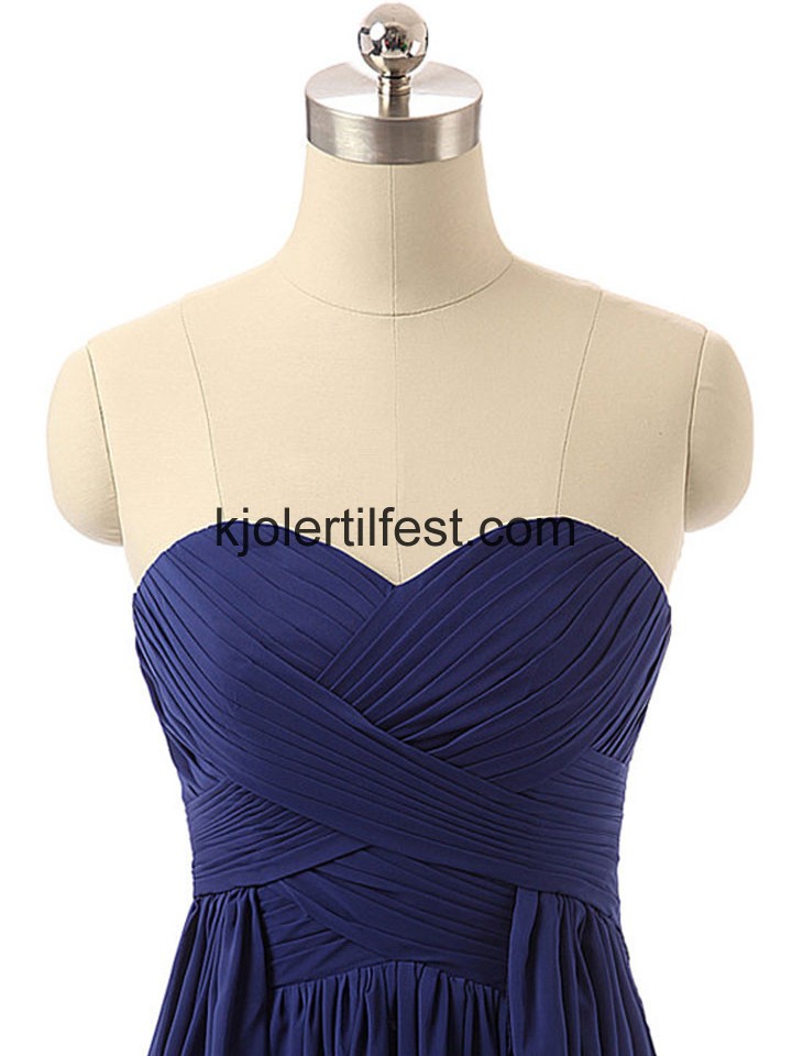 Mrk Kongebl Lange Chiffon Ballkjoler
